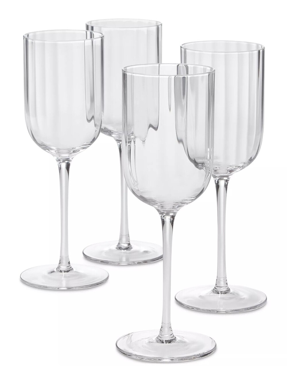 65$ The Cellar Optic White Wine Glasses Set of 4